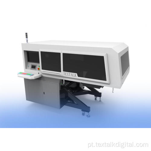 Máquina de impressão oval híbrida digital